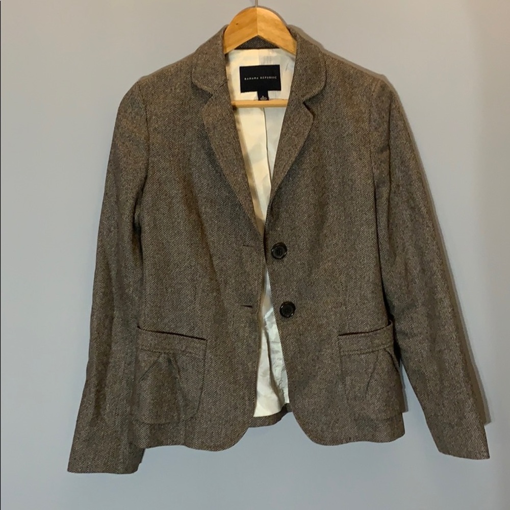 Banana Republic Stretch Wool Blazer